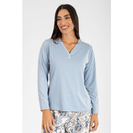Pijama salvia Celeste