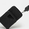 Porta Celular Penny en Efecto Cuero Zaffiano Negro
