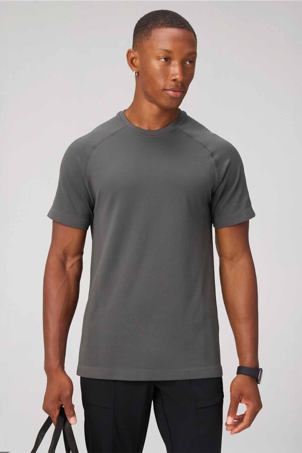Polo Manga Corta Fit The Training Day Tee Hombre Onyx