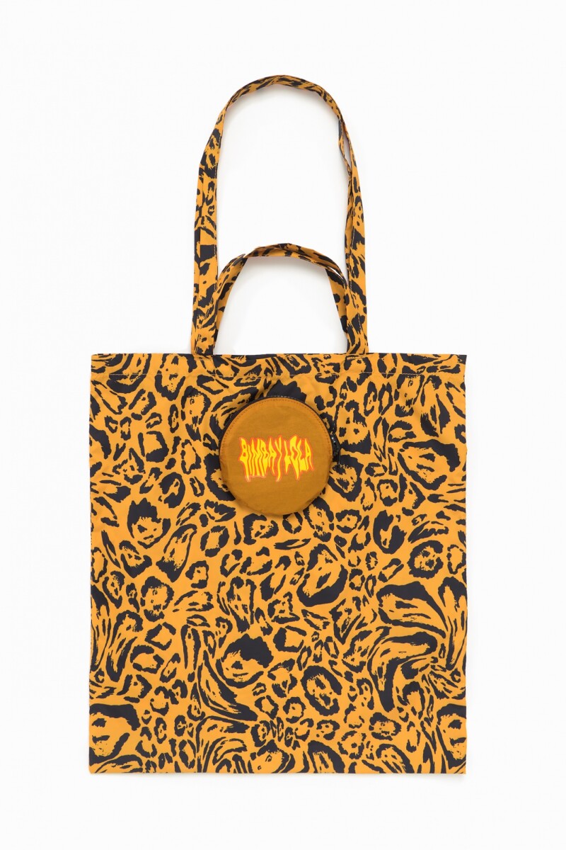 LLAVERO CON BOLSA Mostaza