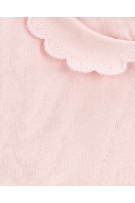 Body de algodón, con cuello mago festoneado Body de algodón, con cuello mago festoneado