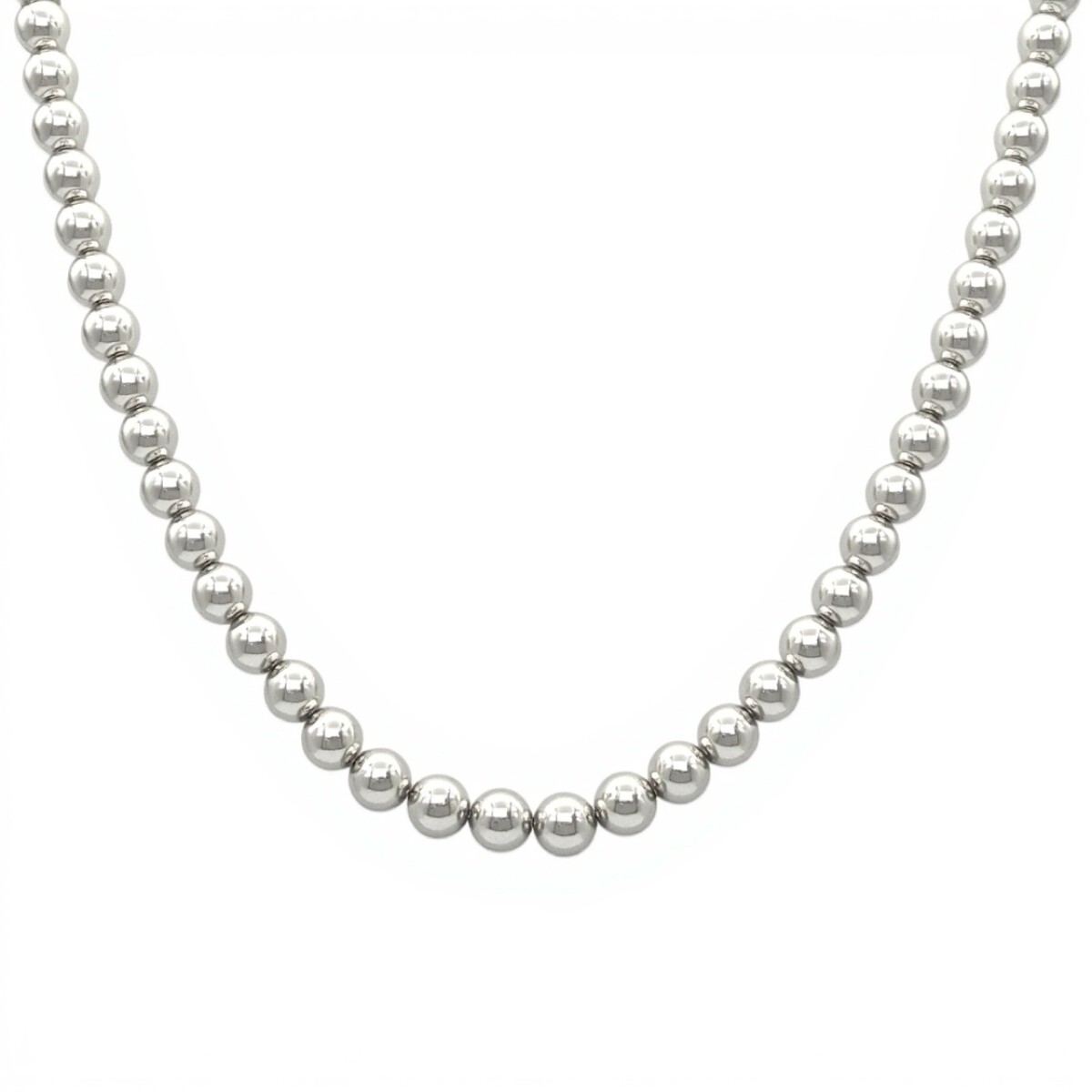 Cadena eslabón Bolas - Plata 925-Sin Piedra-CD3266 - sinpiedra 