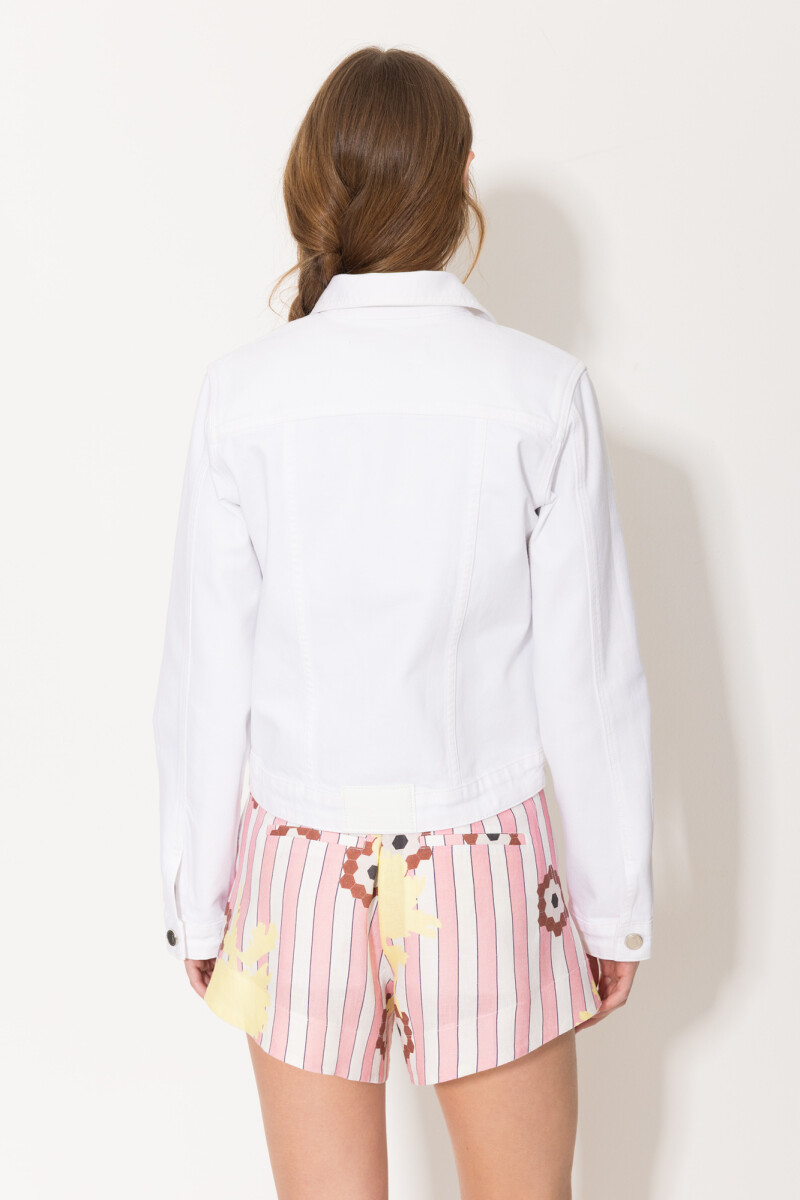 CAMPERA TRUCKER WHITE Blanco