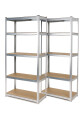 Pack X2 Estantería Galvanizada Pack X2 Estantería Galvanizada