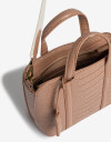 Bandoleras Bandolera Efecto Croco - Rosa Claro