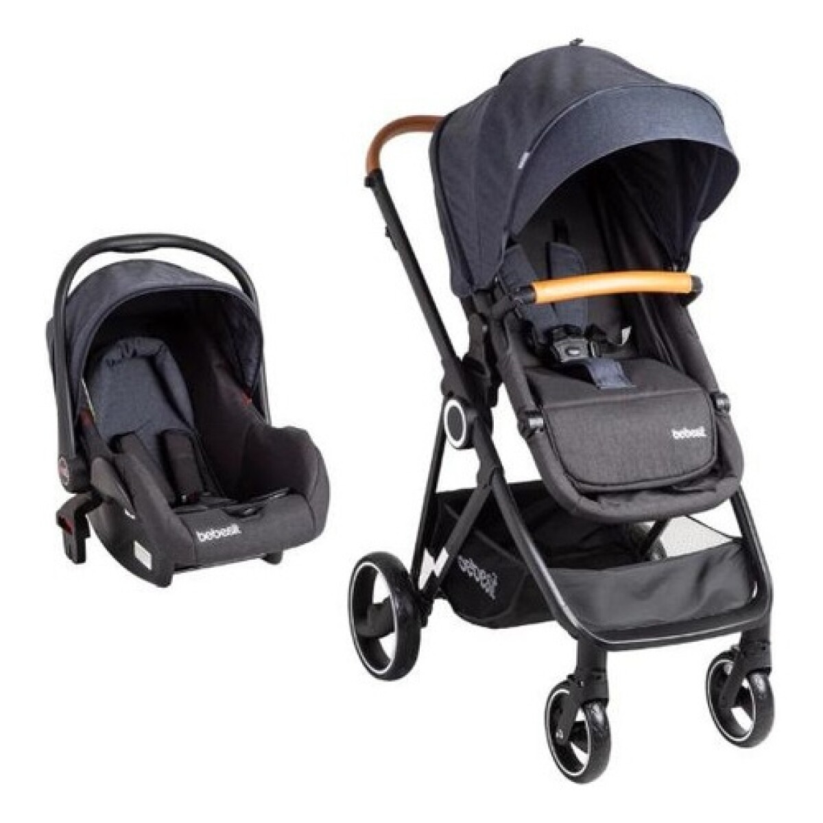 Coche de bebé + silla para auto Bebesit Travel System Cosmos Deluxe - Azul 