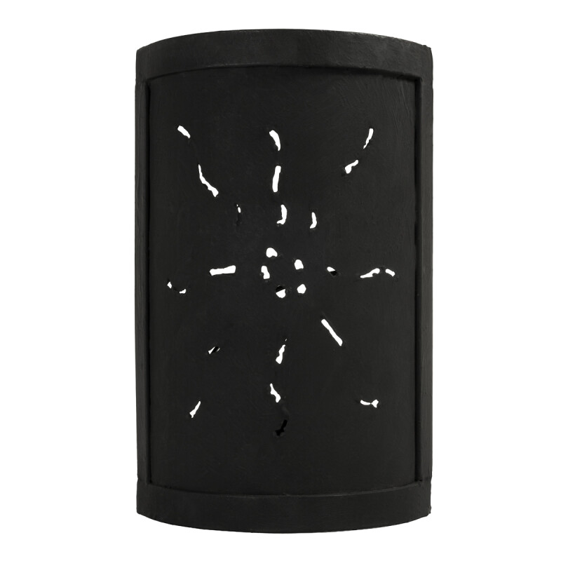 Farol Marroquí Negro con Marco Grande Farol Marroquí Negro con Marco Grande