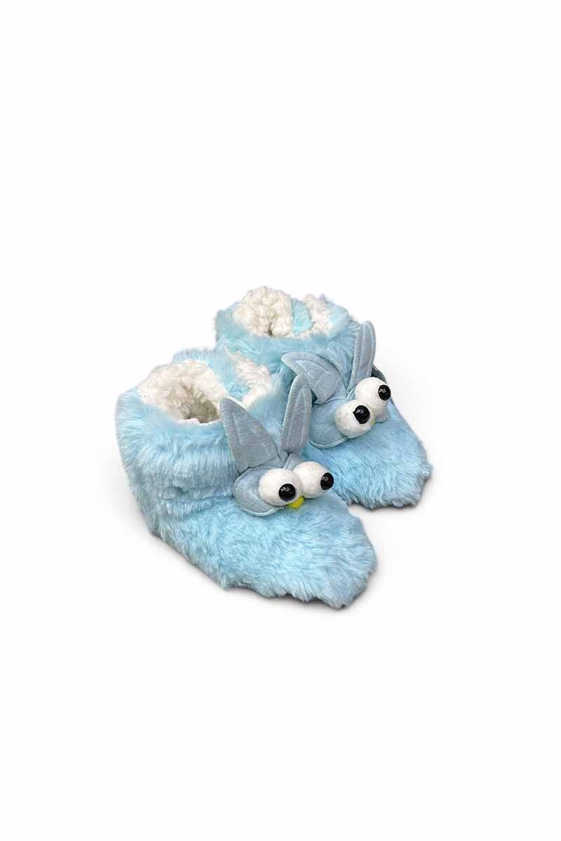 PANTUFLA BEBE PELUDITA Celeste