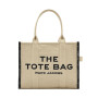 Marc Jacobs- Bolso tejido en jacquard , The Large Tote Beige