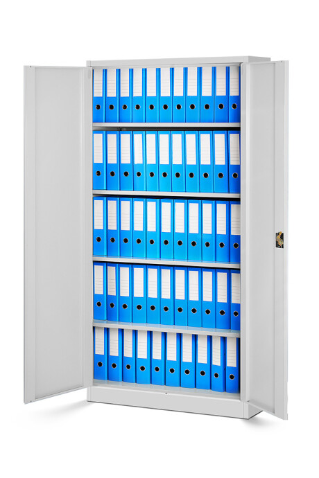 Armario Archivador Metálico 4 Estantes 1.90m Puerta Y Llave Armario Archivador Metálico 4 Estantes 1.90m Puerta Y Llave