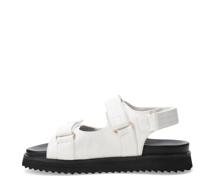 Sandalias de Niña MINI Miss Carol KATALLA con velcro Blanco