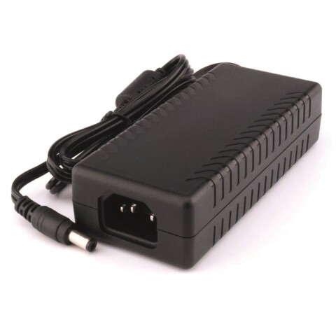 Transformador Fuente 12V 6A 60W Para Tiras Led Cámaras Color Negro