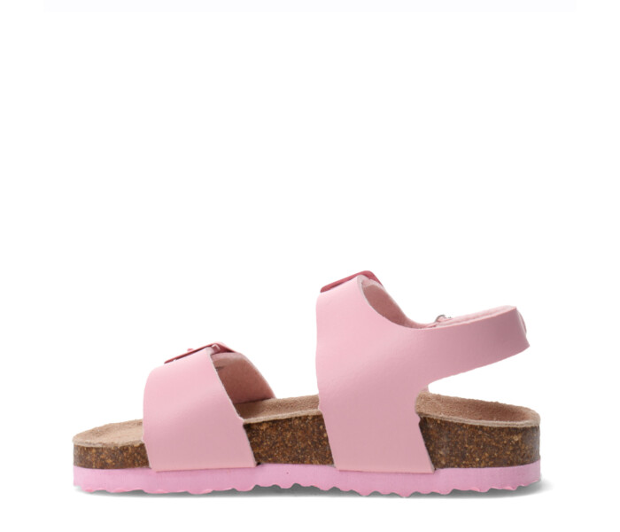 Sandalia BUCKY con hebillas y velcro Pink