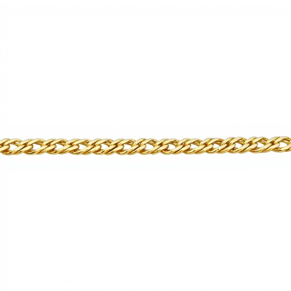 Pulsera Barbada doble -Oro bajo-Sin Piedra-PU8043 sinpiedra