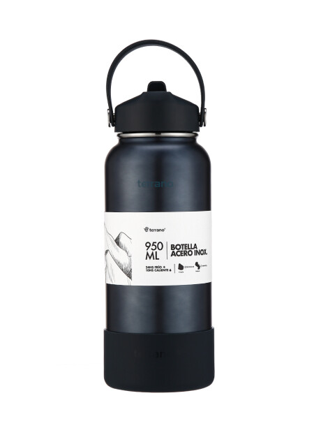 Botella Térmica con Pico 950mL. Azul Metalizado