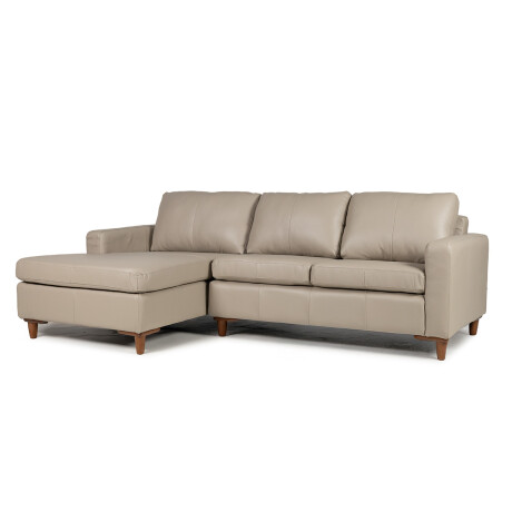 Rinconera Sevilha - Cuero Natural - Chaise Izquierdo 1011 (Granizo)