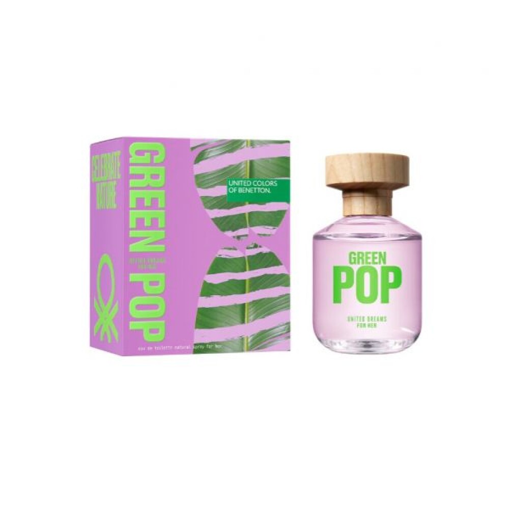 Benetton United Dreams Green Pop Eau de Toilette Mujer Edición Limitada 2025 80 ml Benetton United Dreams Green Pop Eau de Toilette Mujer Edición Limitada 2025 80 ml