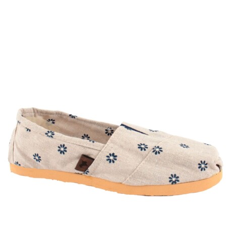 Alpargata Flores Azul