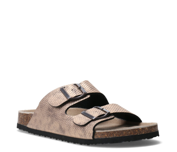 Sandalia BIRKO descalza Pewter