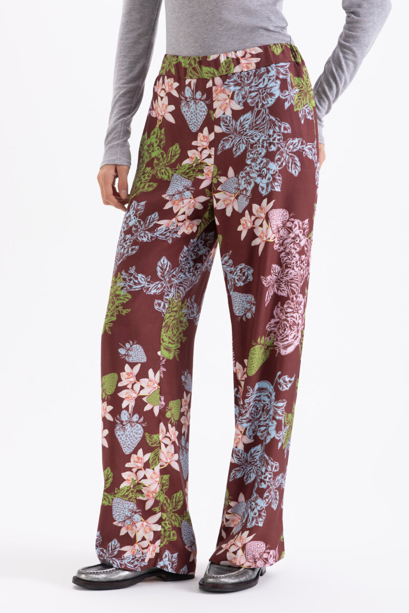 PANTALON FRESIA Bordo