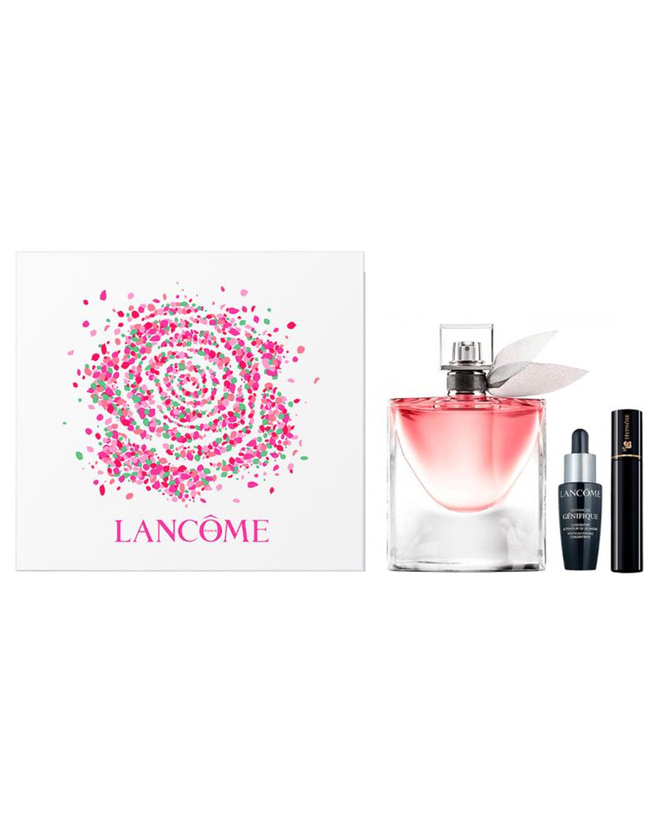 Set Perfume Lancome La Vie Est Belle EDP 50ml + Sérum + Máscara Pestañas 