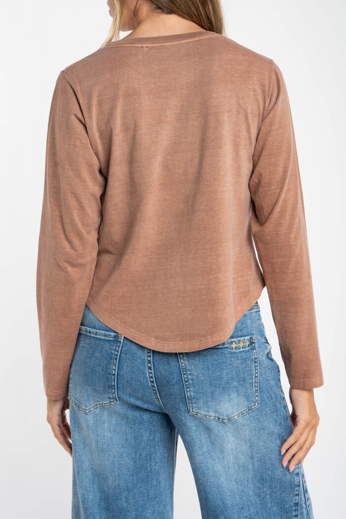 Remera Algodon Lavado Vison