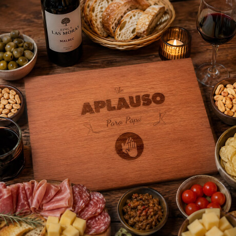 Tabla de Madera de Pino para Picadas y Asado 35x24 cm Grabada | Tabla de Servir Gourmet para Quesos, Fiambres y Aperitivos Tabla de Madera de Pino para Picadas y Asado 35x24 cm Grabada | Tabla de Servir Gourmet para Quesos, Fiambres y Aperitivos