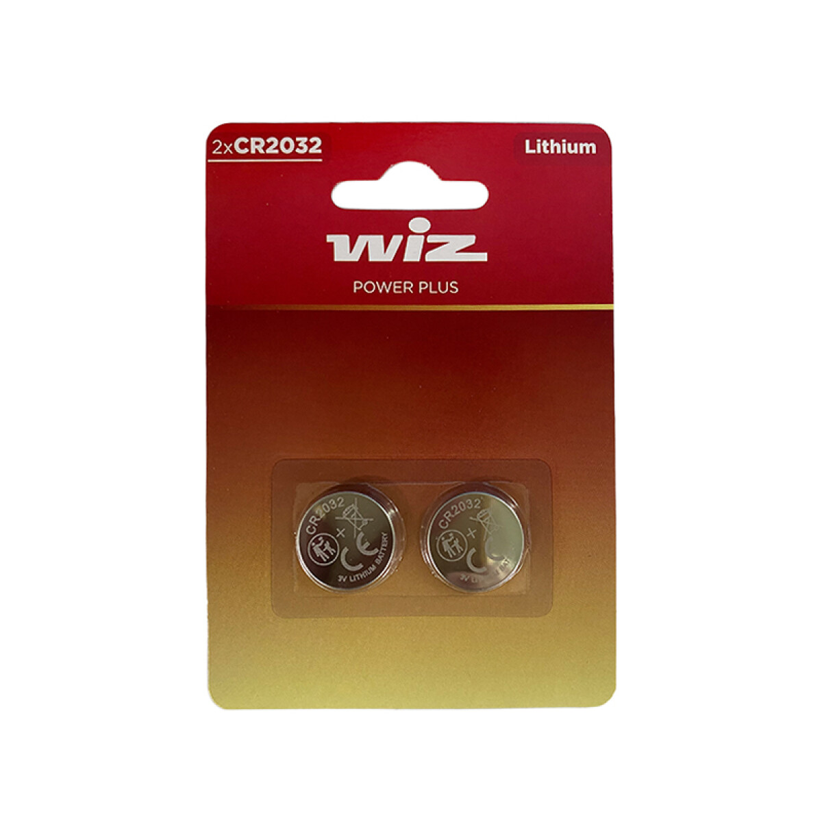 Pila de litio CR2032 3V 210mAh. Precio por pila - WZ0118 