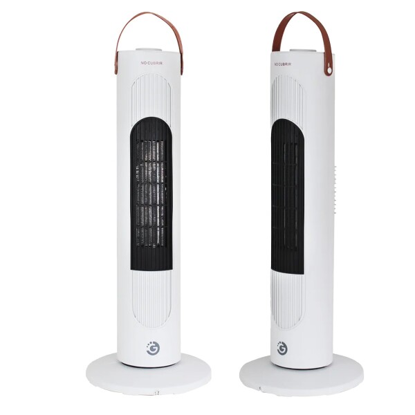 Estufa Calefactor Ceramico Torre Electrica Oscilacion 2000W® Variante Color Blanco