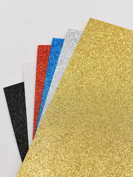 BLOCK GOMA EVA GLITTER A4 MULTICOLOR