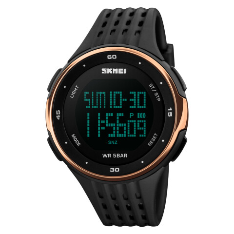 Reloj Skmei 1219RG Deportivo para Hombre Digital con Esfera Oro Rosa Reloj Skmei 1219rg Deportivo Para Hombre Digital Con Esfera Oro Rosa