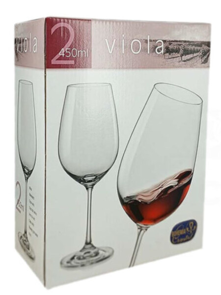 Set 2 copas bohemia Viola 450 ml Set 2 copas bohemia Viola 450 ml