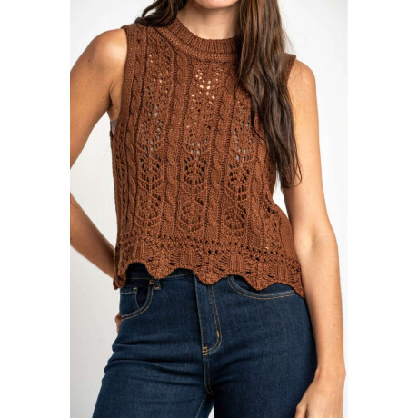 Top Texturado Chocolate