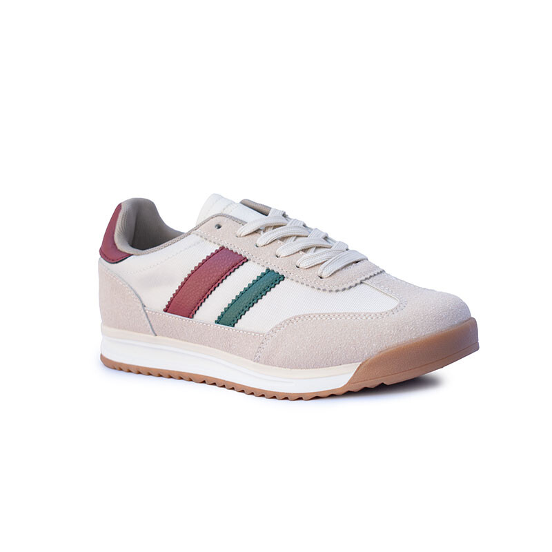 Calzado deportivo Dama Panama Jack LT.GREY/BURGUNDY