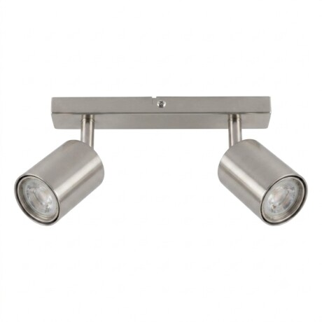 AASOL20 Luminaria de Techo Leticia Doble Plateado