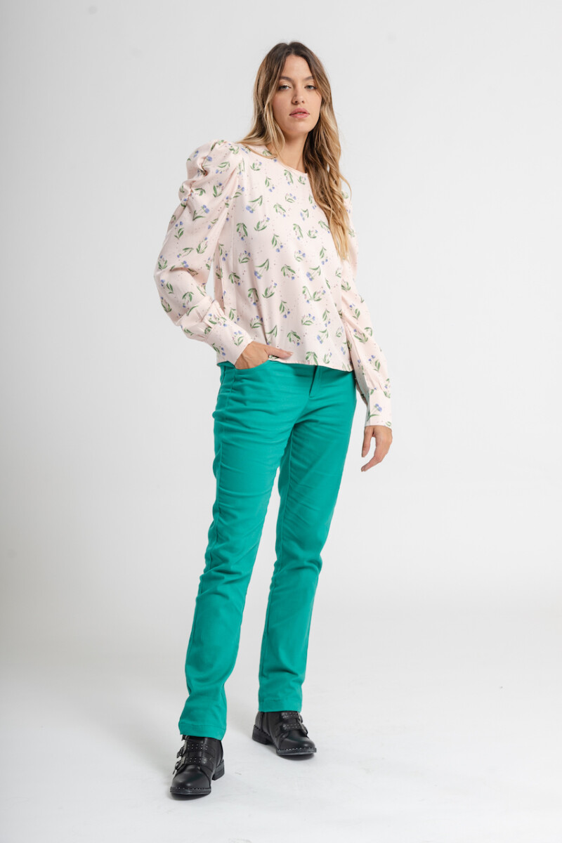 BLUSA VERONA - ESTAMPADO EN ROSA 