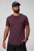 Polo Manga Corta The 24-7 Tee Curved Hem Hombre Oxblood