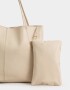 Shopper Cartera Shopper Crudo - Blanco Crudo