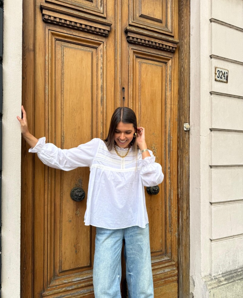 Camisa Agustina blanco