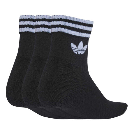 Medias 3S Media al tobillo 3-Pack Unisex Negro