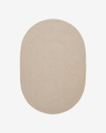 Alfombra ovalada beige Rodhe 100% PET 160 x 230 cm Alfombra ovalada beige Rodhe 100% PET 160 x 230 cm