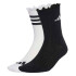 Medias de Mujer Adidas Glow Blanco - Negro - Gris