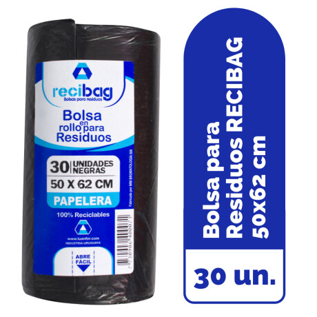 Bolsa para Residuos RECIBAG 50x62 cm 30 Unidades