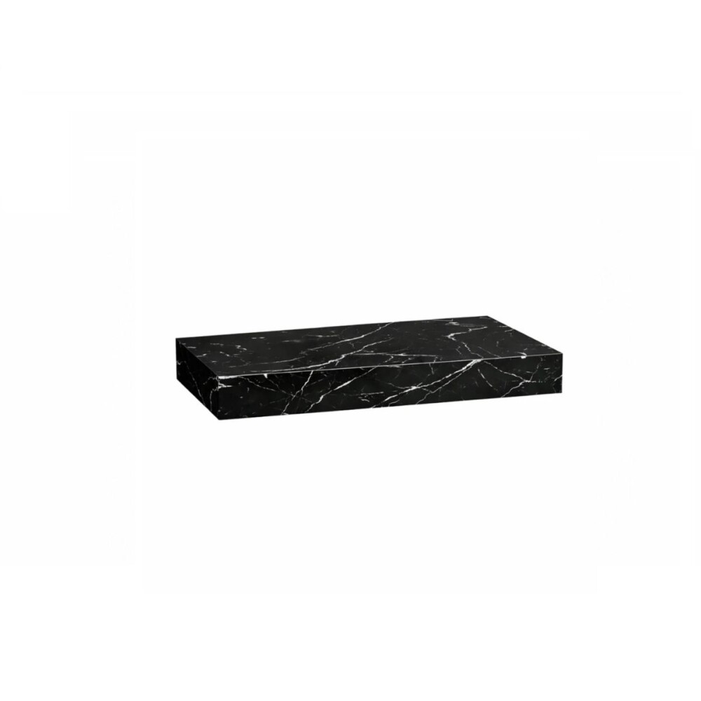 Mueble de baño suspendido en porcelanato Peri Negro Pulido 80 cm sin bacha Mueble De Baño Suspendido En Porcelanato Peri Negro Pulido 80 Cm Sin Bacha