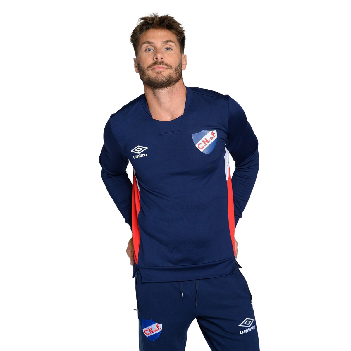 Buzo de Hombre Umbro Premier Nacional - Azul - Blanco - Rojo 