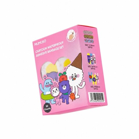 JUEGO DE VENDAJE ADHESIVO IMPERMEABLE DE DIBUJOS ANIMADOS JUEGO DE VENDAJE ADHESIVO IMPERMEABLE DE DIBUJOS ANIMADOS