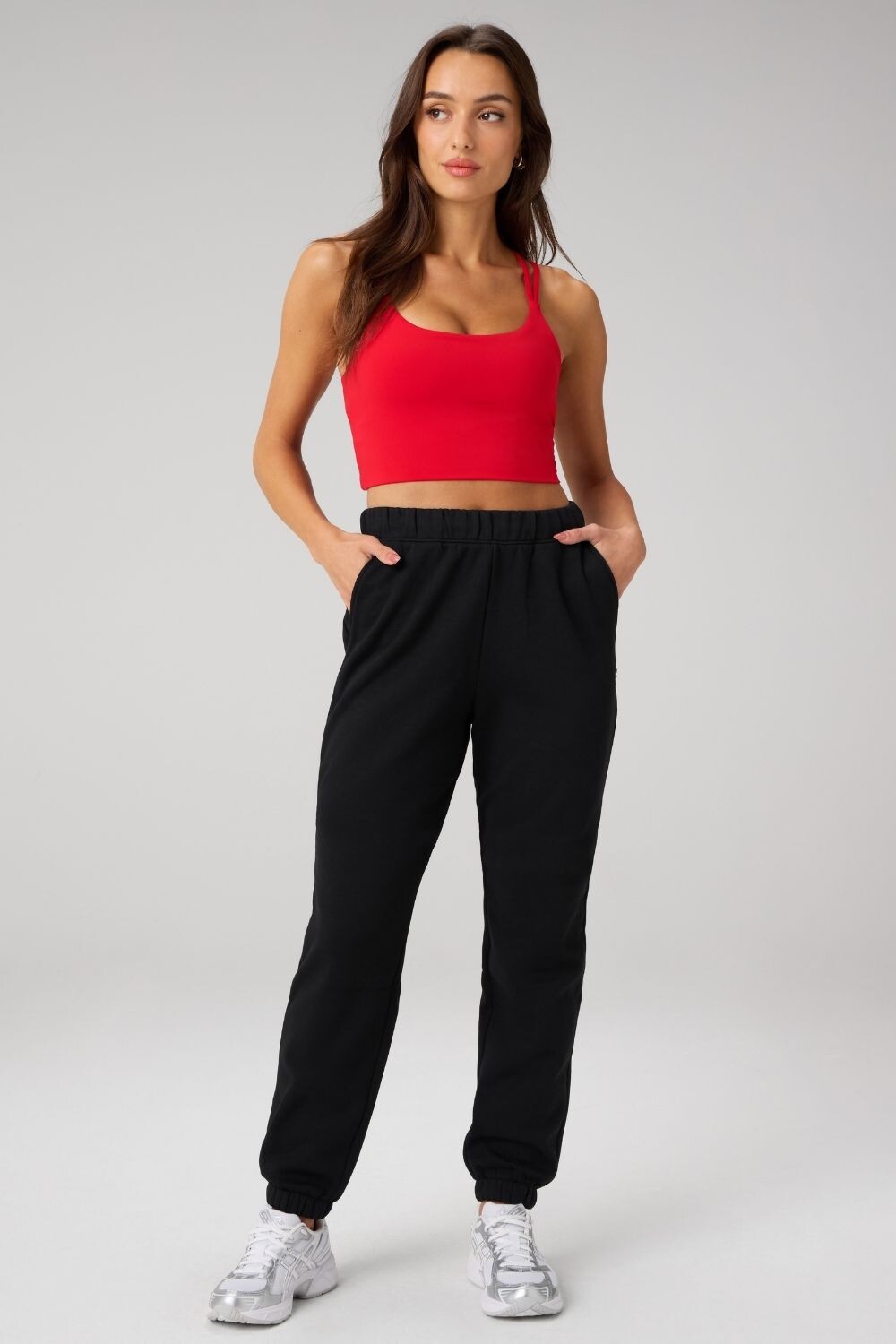 Cozy Fleece Go-To Sweatpant-Short Black