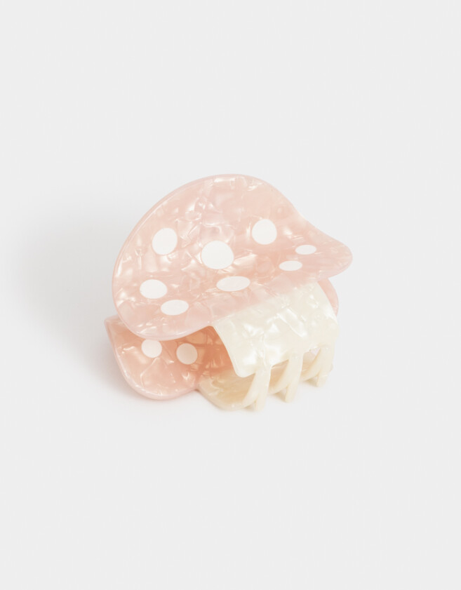 Broche Especiales Broche Acrílico Hongo - Rosa Claro