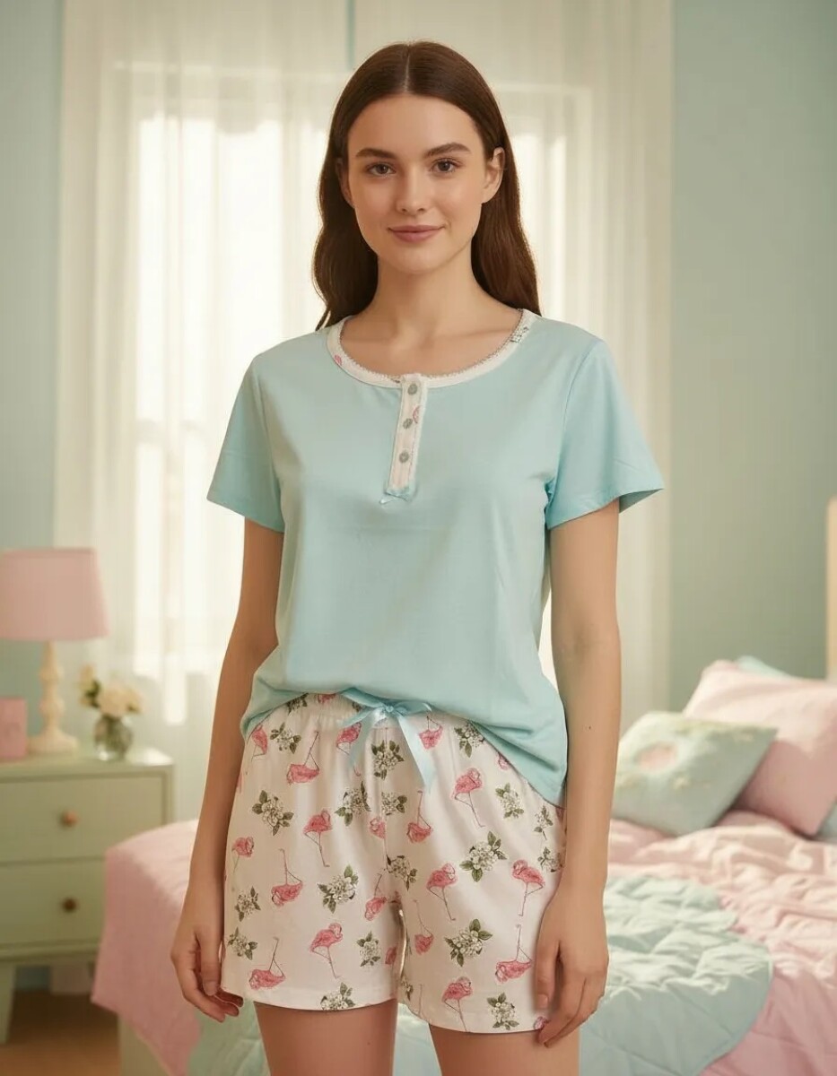 PIJAMA M/C FLAMINGO 