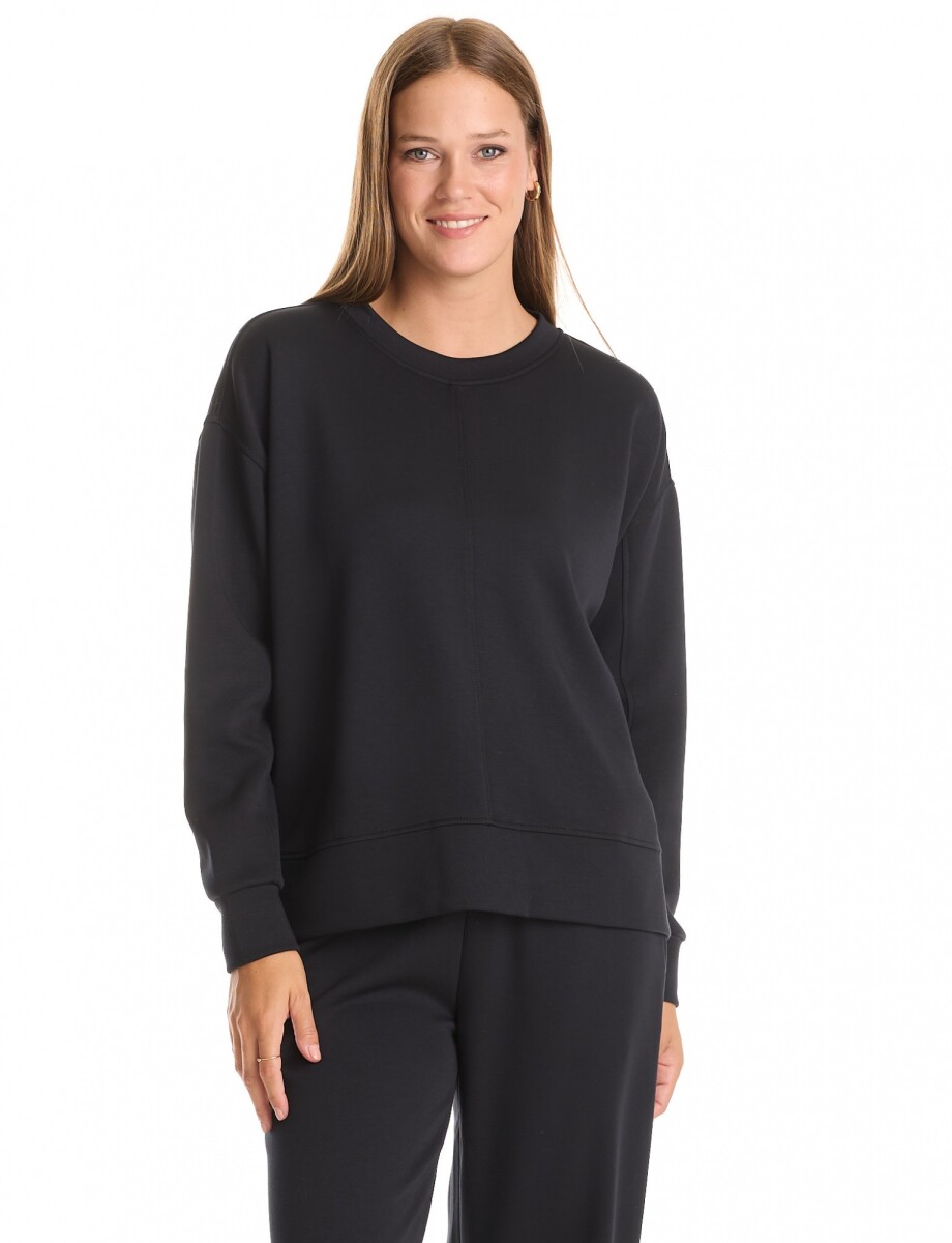 Buzo Pespuntes - Negro 